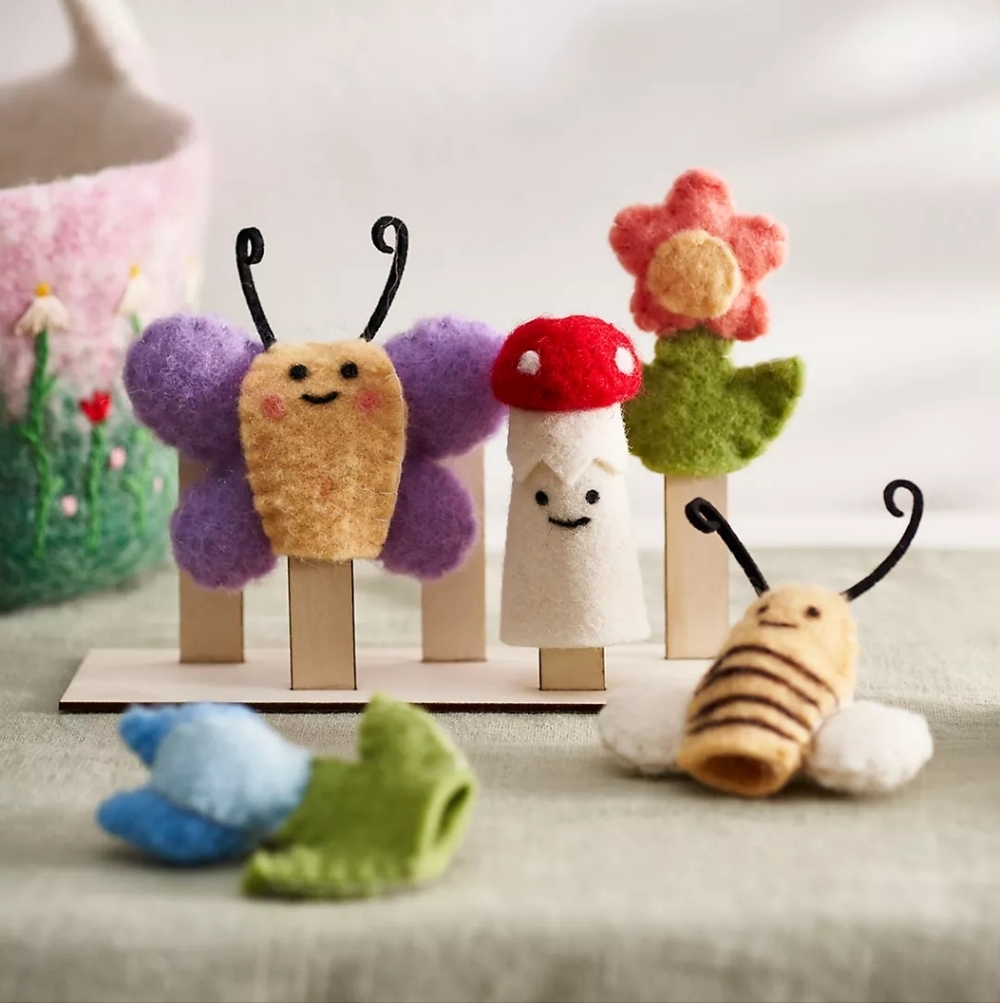 Anthropologie Felt Finger Puppets